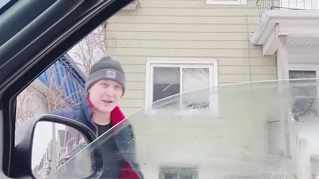 Guy saves stranded stud lesbian and gives her cock for the first time